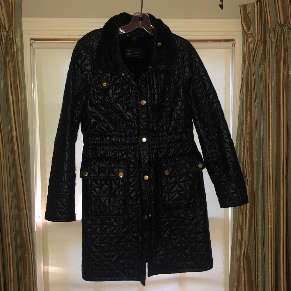 Marc by Marc Jacobs navy blue parka jacket